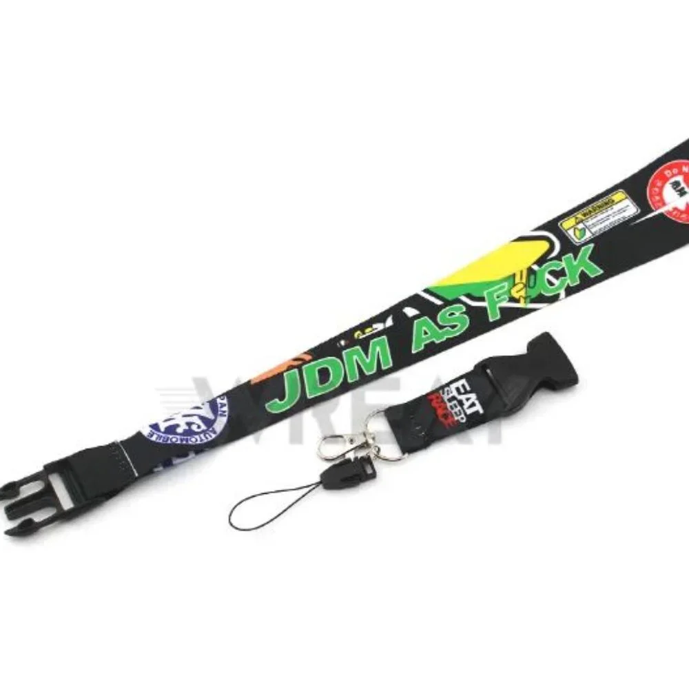 JDM as F**k Lanyard Keychain Holder ID Badge Holder